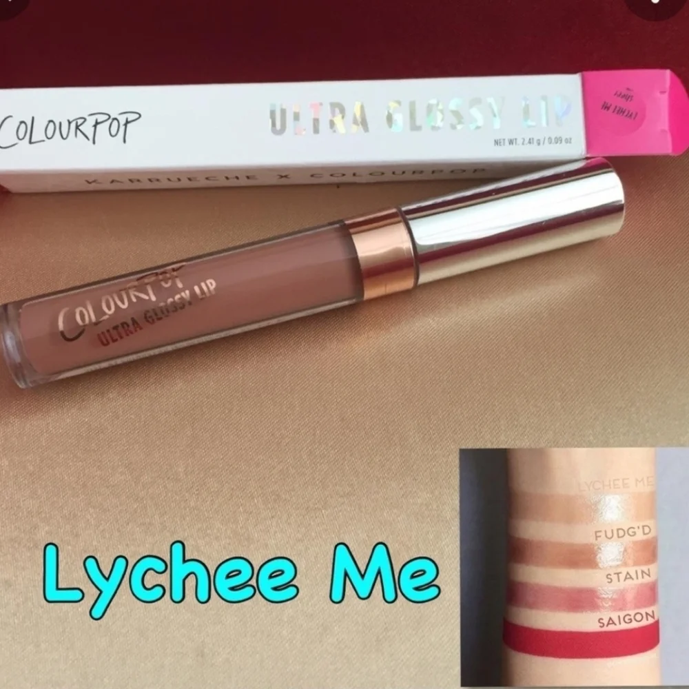 ColourPop x Karrueche Ultra Glossy Lip: Lychee Me (Sheer), .09oz, NIB